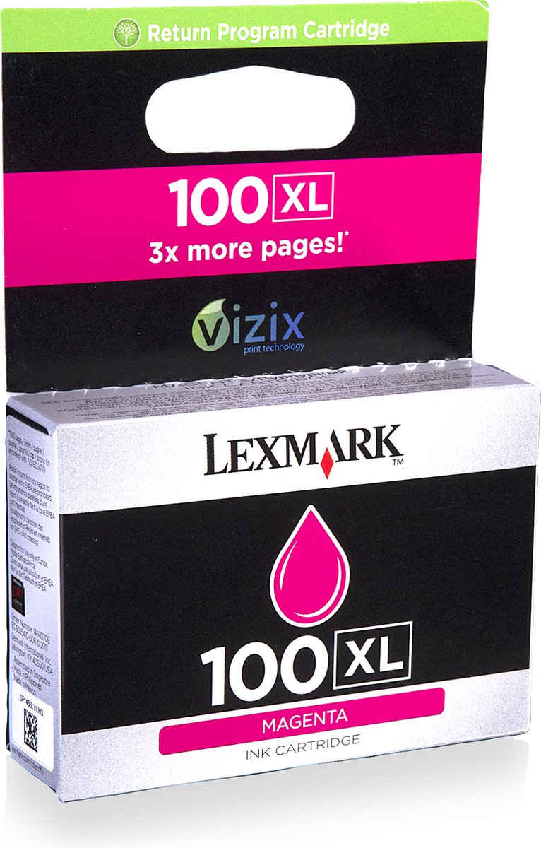 Lexmark 100XL - Inktcartridge / Magenta