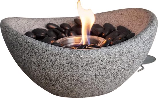 Brûleur bio-éthanol cheminée gel combustible cheminée avec réservoir de 1,5  litre : : Bricolage