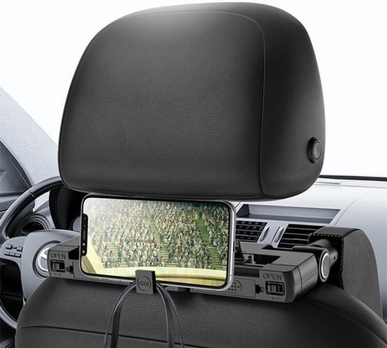 Comfortline Universele Instelbare Reis-Hoofdsteun - Zwart | ACCL03