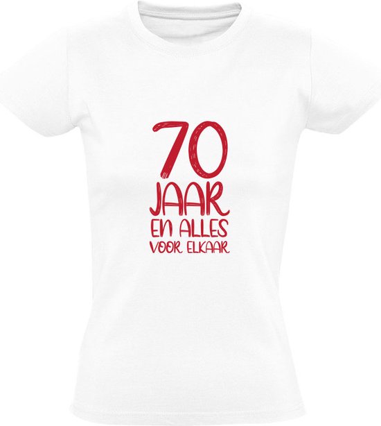 70 ans et tout l'un pour l'autre T-shirt femme | anniversaire |  anniversaire |... | bol.com
