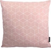 Sierkussen Geometric Light Pink | 45 x 45 cm | Katoen/Polyester