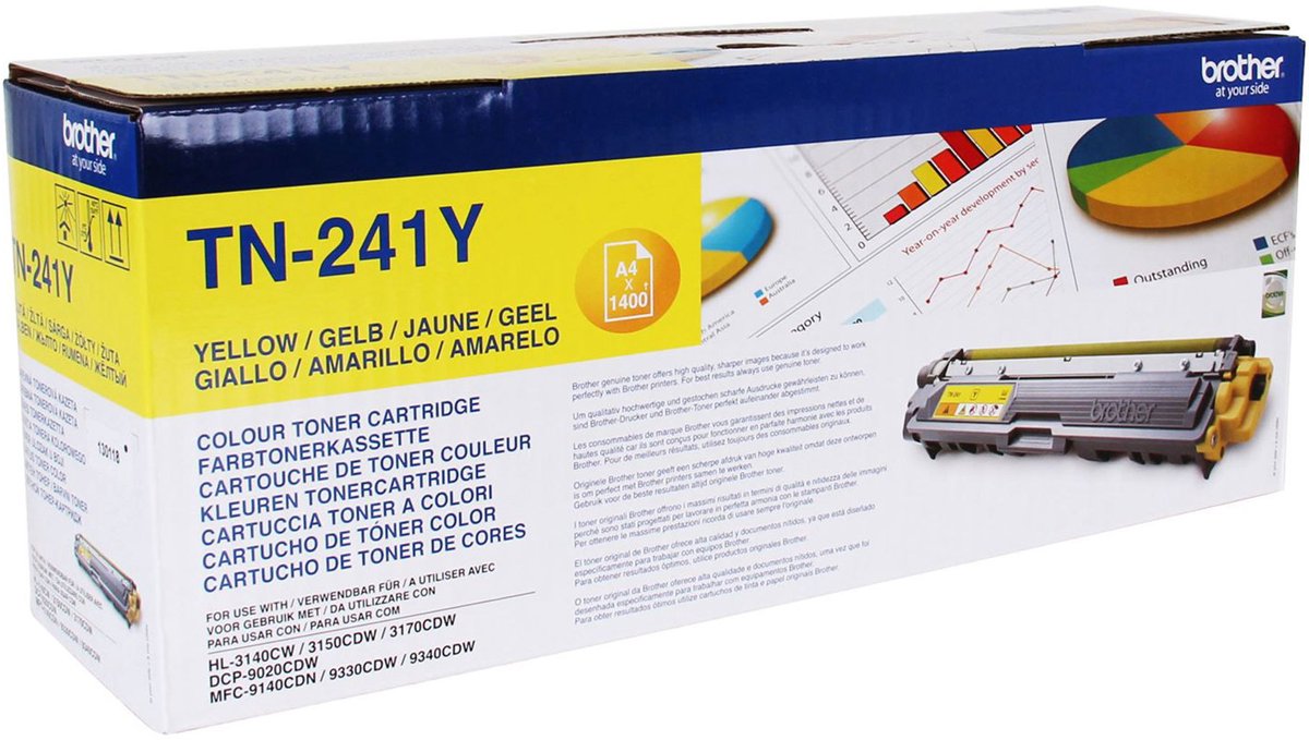 Brother TN-241 Toner Geel