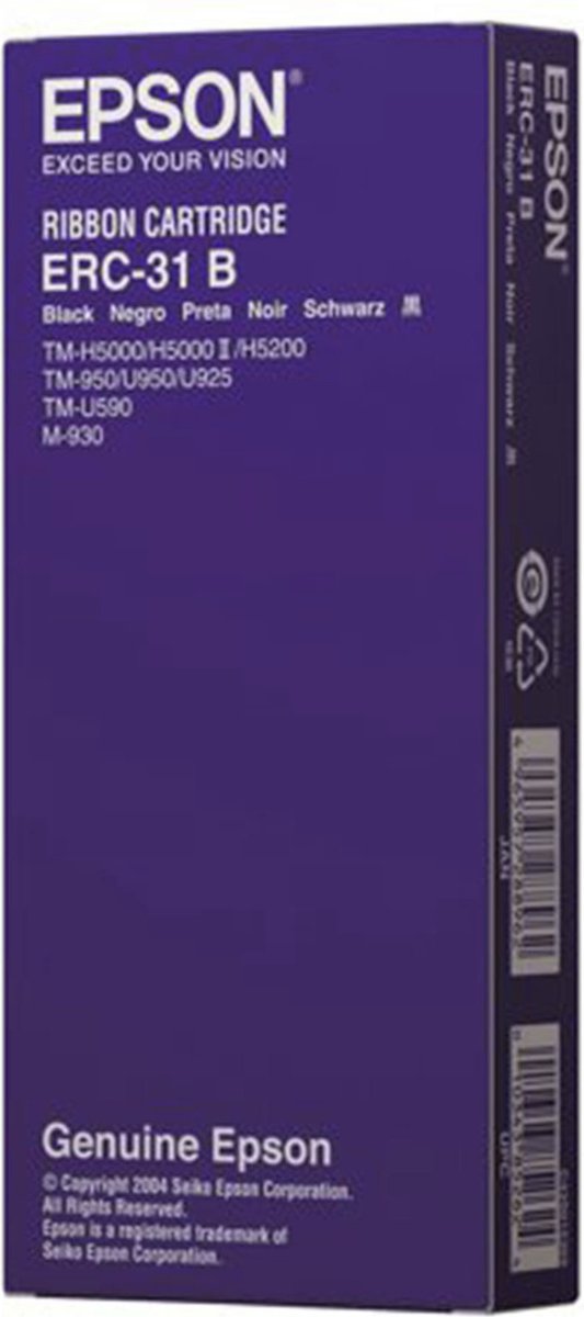 Epson Ribbon Cartridge TM-H5000/II, -U930/II, -U950/925, -U590, black (ERC31B)