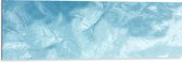 Dibond - Kalme Golfjes in het Water - 120x40 cm Foto op Aluminium (Wanddecoratie van metaal)