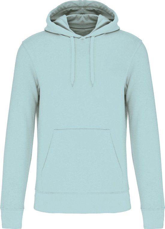 Ecologische herenhoodie met capuchon merk Kariban Ice Mint - M