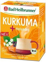 Bad Heilbrunner Thee – Kurkuma Vlierbes Kruidenthee – Bio Kurkuma + Holunder Kräutertee