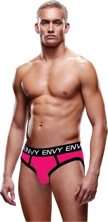 Envy Jockstrap -S/M- Solid Envy Roze/Zwart