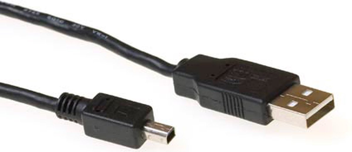 ACT SB2432 USB 2.0 A Male/USB Mini B Male - 1,8 meter