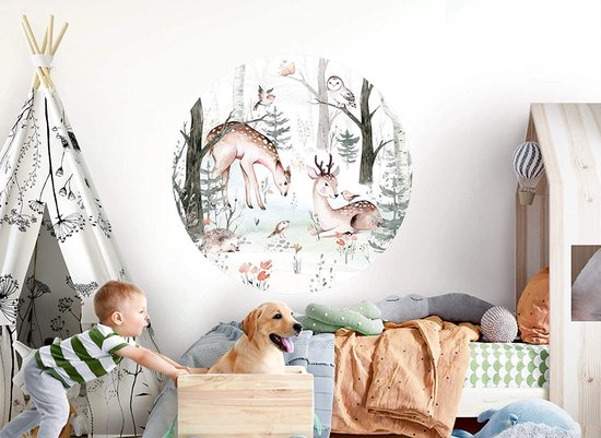 Rand 15 cm x 200 cm voor kinderkamer babykamer decor sticker wandrand