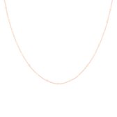 OOZOO Jewellery - rosé goudkleurige ketting met klassiek detail - SN-2005