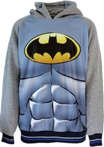 Batman Kinder Hoodie Trui met Capuchon  Grijs - Officiële Merchandise