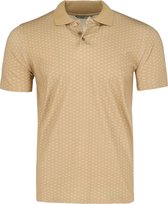 Polo With All Over Print Mannen - Zand - Maat L