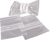 Kortpack - Gripsealzakken met schrijfvlak 230mm lang x 320mm breed - 50 micron - Hersluitbare plastic zakjes - Stripzakken - (045.0602)