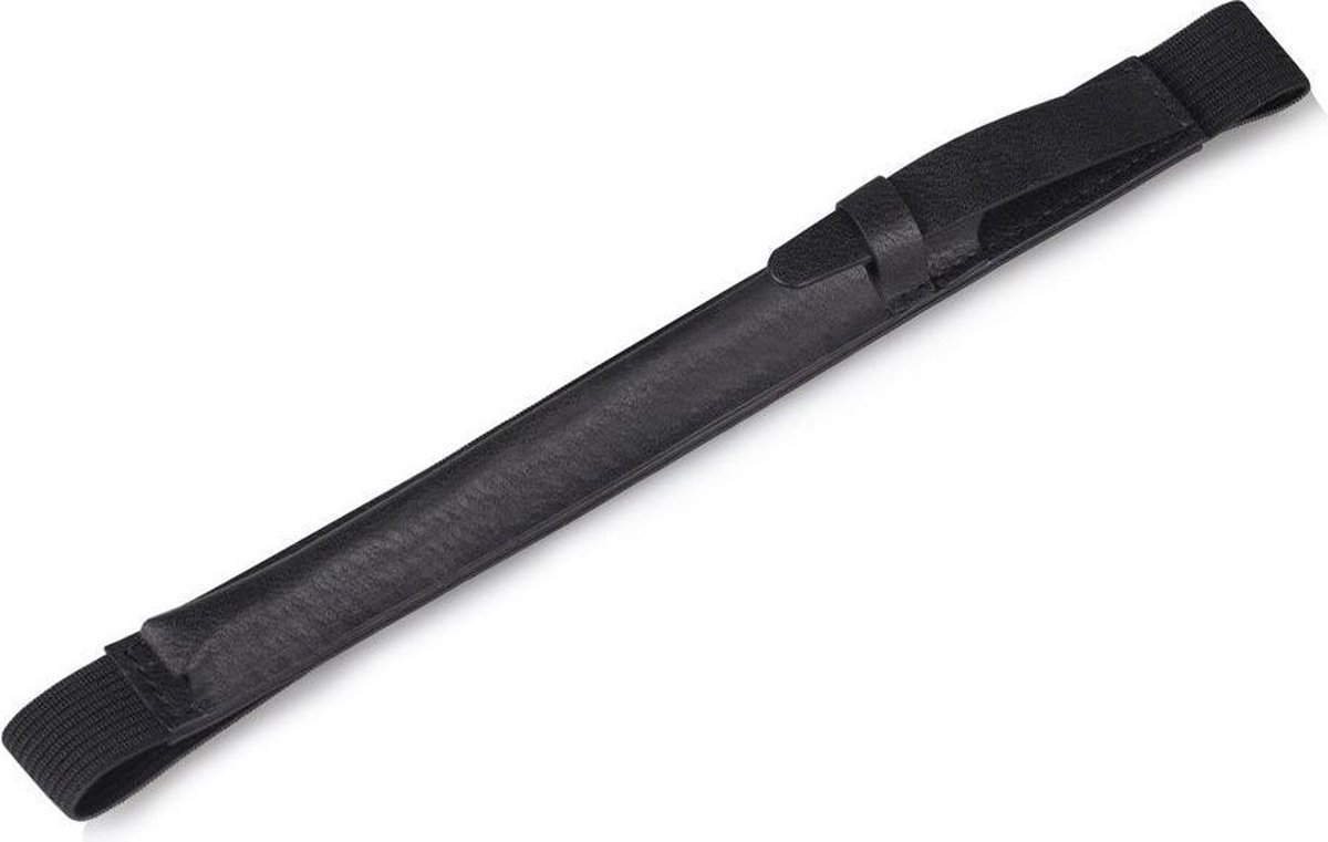 DrPhone PSH 1 - PU Lederen Stylus Pen Hoes - Elastische band - Geschikt voor iOS Stylus Pen– Zwart
