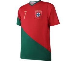 Ronaldo Portugal Voetbalshirt Thuis - Voetbalshirts Kinderen - Jongens en Meisjes - Sportshirts - Volwassenen - Heren en Dames-152