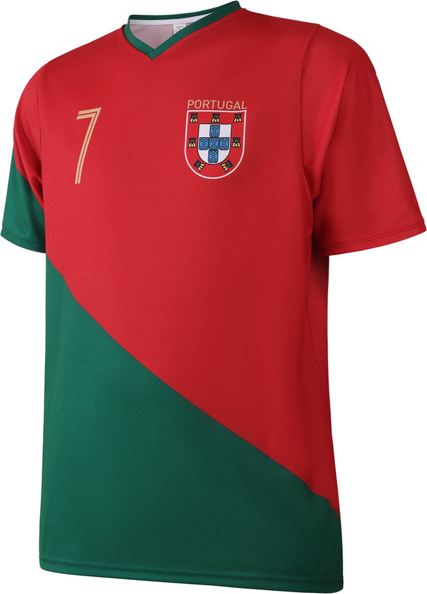 Ronaldo Portugal Voetbalshirt Thuis - Voetbalshirts Kinderen - Jongens en Meisjes - Sportshirts - Volwassenen - Heren en Dames - Maat 152
