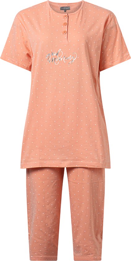 Pyjama Femme Katoen - Pantalon 3/4 - Coral - Taille M