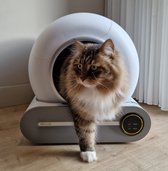 PETLUX Zelfreinigende Automatische Kattenbak - met App en LED-Touch - Wit