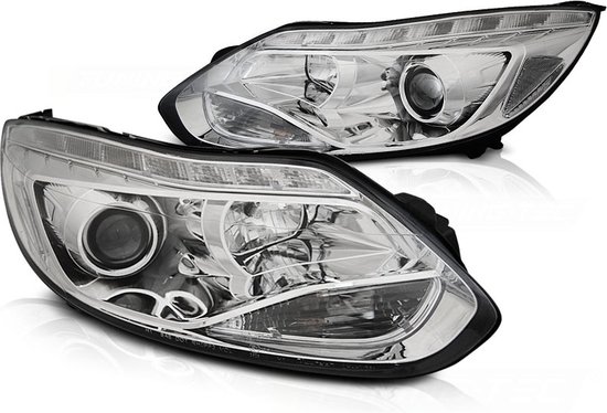 Koplampen - voor FORD FOCUS MK3 11- 10.14 - LED CHROOM | bol