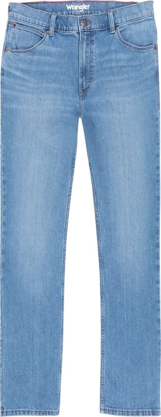 Wrangler Regular Heren Jeans Blauw
