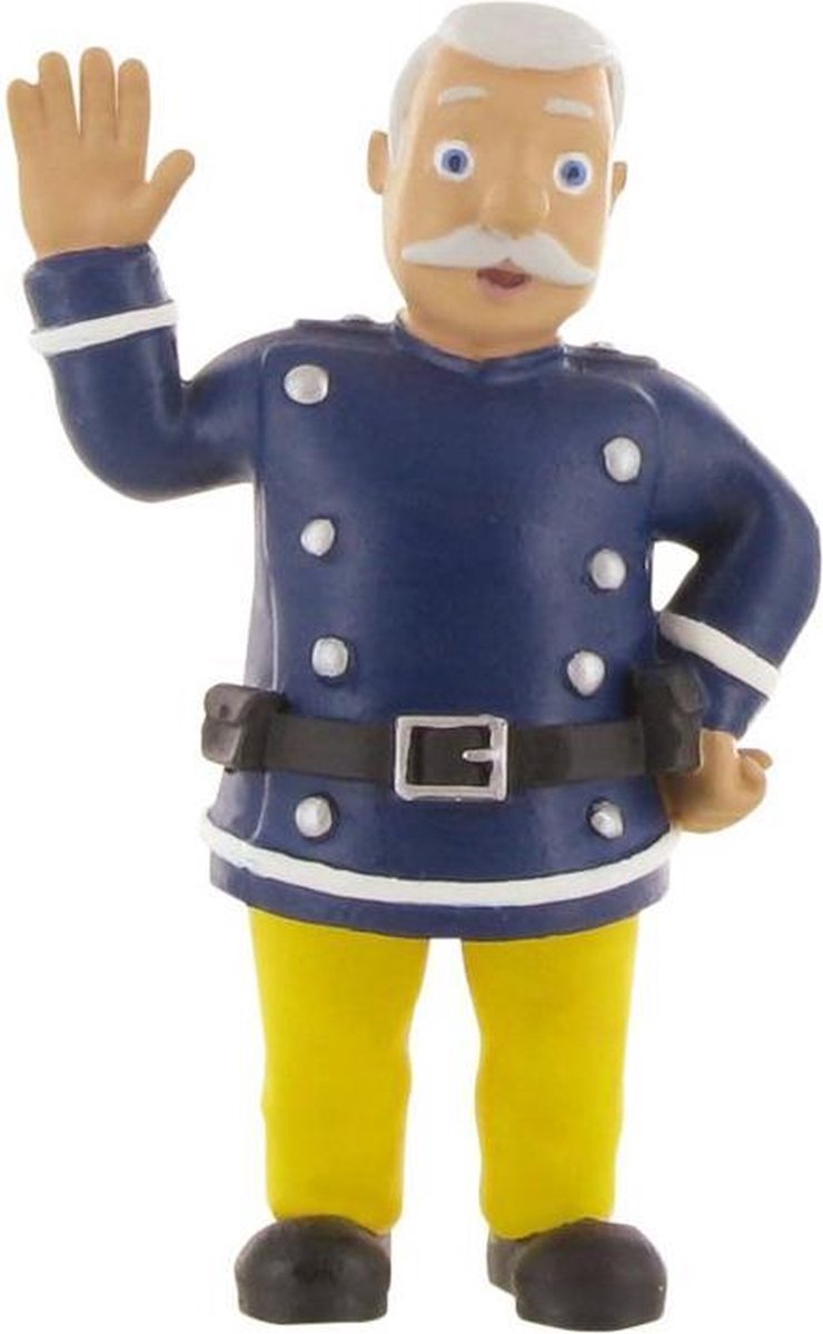 bol.com | Comansi Speelfiguur Fireman Sam: Steele 8 Cm Blauw/geel