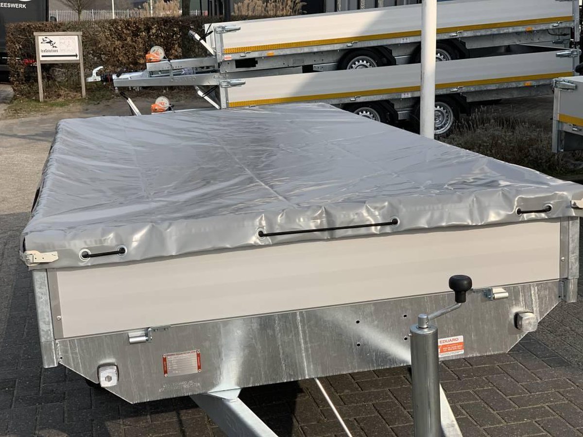Vlakzeil op maat voor Eduard aanhanger - 310x160 cm - waterdicht – foto 7