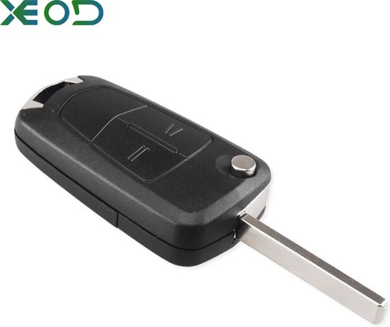 Kia 2-knops klapsleutel - sleutelbaard recht met inkeping - geschikt