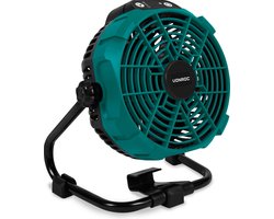 VONROC Ventilator 20V - voor draadloos en bedraad gebruik - Incl. netstroom adapter - Zonder accu & lader