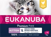 Eukanuba Kippen Pate Graanvrij Kitten Multi-Pack 12 x 85 gr