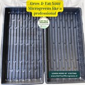 Eat Your Microgreens - 1020 Deep Tray Set - Kweekbak Zaaitray Deep Set - Microgroenten (2pcs)
