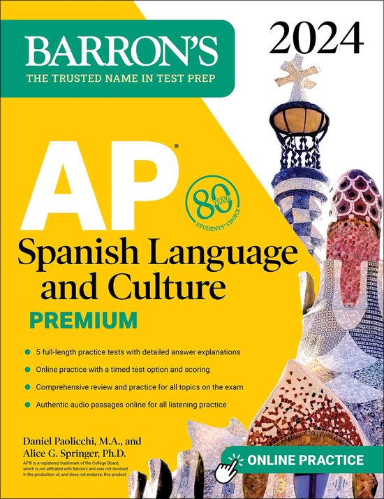 Barron's AP Prep AP Spanish Language and Culture Premium, 2024 5
