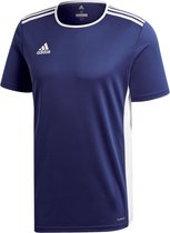 Chemise de sport homme adidas Entrada 18 Trikot - Bleu Foncé / Blanc - Taille L