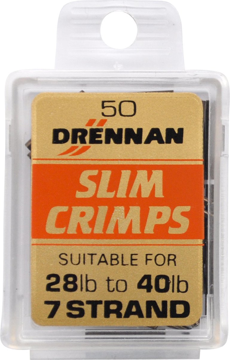 Drennan Slim Crimps sleeves 50st 20-34lb 0.90 mm