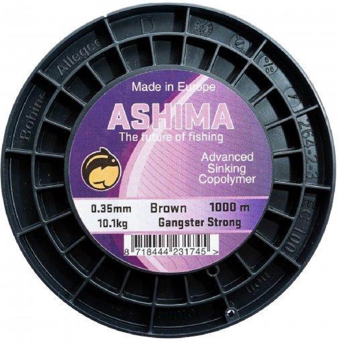 Ashima Gangster Strong Sinking Brown 0,60 mm 16,5 kg 600 m
