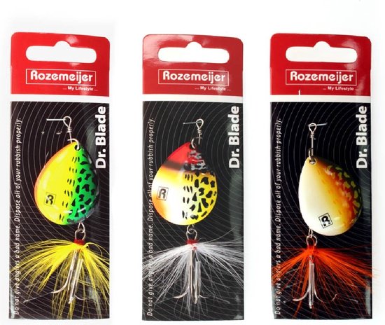 Rozemeijer Dr. Blade Haak 5 - 6,5g - Size 1/0 (Large) - Kleur : SRH van Rozemeijer — afbeelding 2