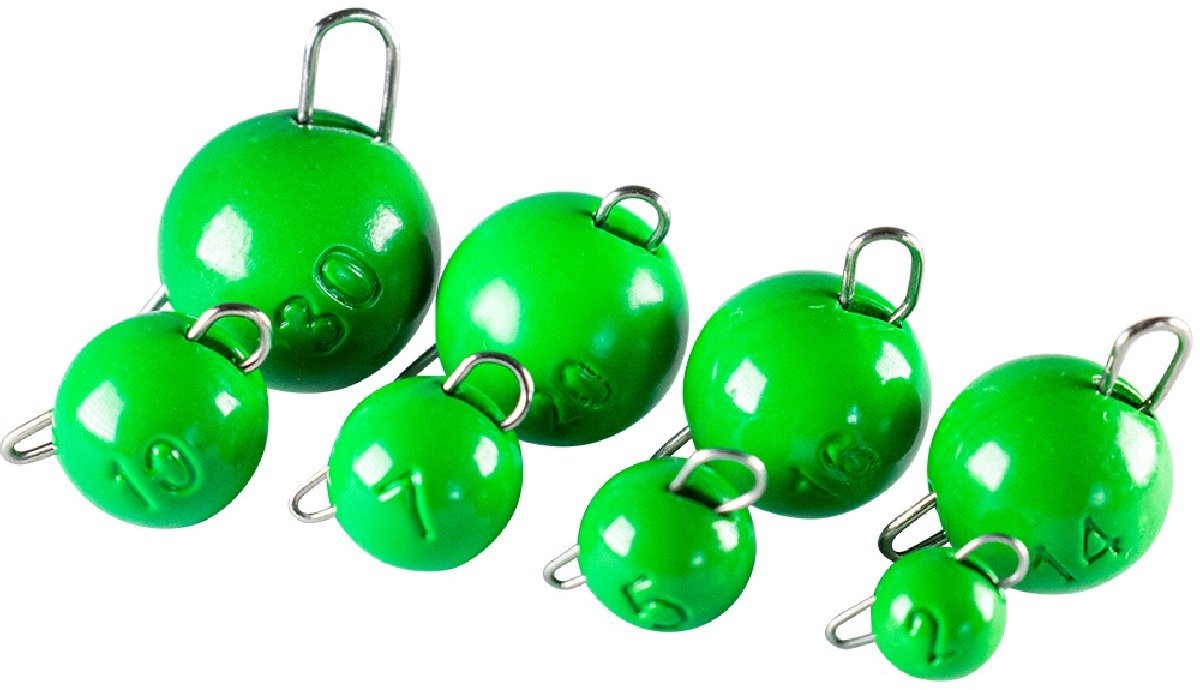 LMAB Tungsten Chebu Sinker Fluo Green 7 gr 2st.