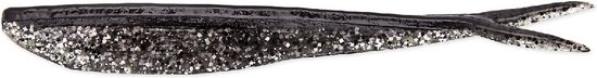 Lunker City Fin-S Fish - Softbait - 10cm - Silver Pepper Shiner van Lunker City — afbeelding 3
