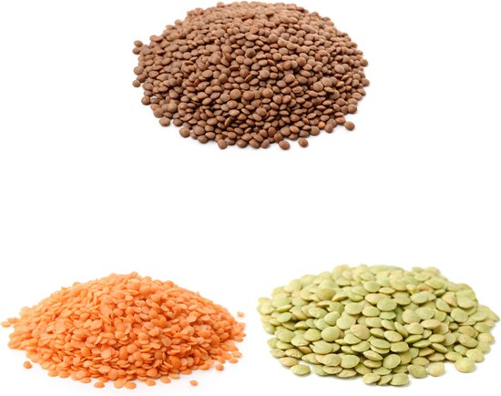 Colruyt Rode Linzen Premium Biologische Linzen combipakket | Natuur | Rode Linzen - Groene ...