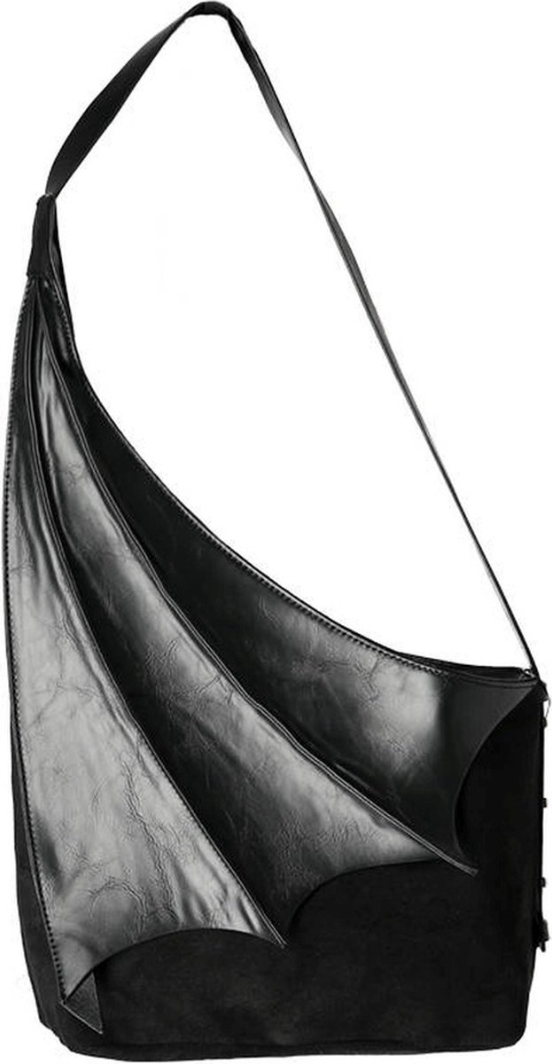Restyle - Winged Hobo Bag Schoudertas - Zwart