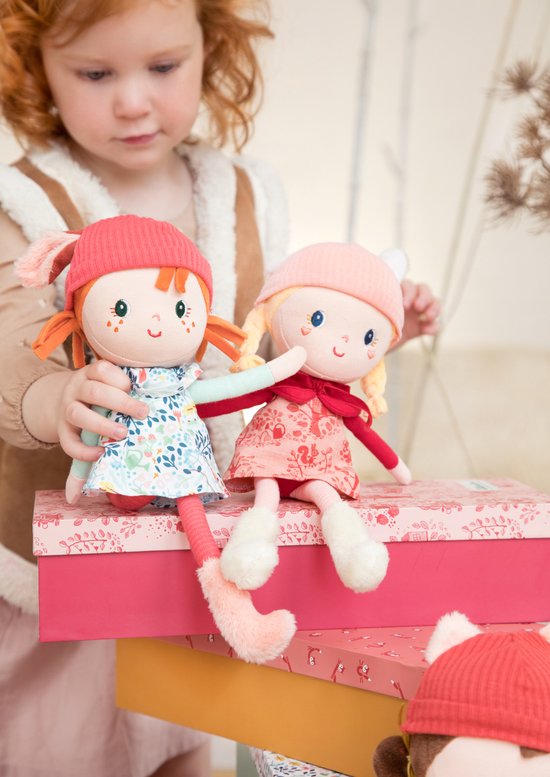 Lilliputiens - Knuffelpop Lena - Zachte Knuffelpop Geleverd In Een Geschenkdoos - De Pop Is 32 Cm Groot - Geschikt Vanaf 2 Jaar van Lilliputiens — afbeelding 2