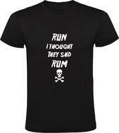 Run I thought they said Rum Heren T-shirt | drank | alcohol | grappig