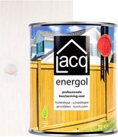 Lacq Energol - Wit - Beschermende Houtolie - Geschikt voor Binnen en Buiten - Voedend en Waterafstotend – Duurzaam & Millieuvriendelijk – 1L