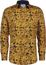 AFNF | Shirt Sunflowers yellow F Classics | Heren | Gold yellow | | M