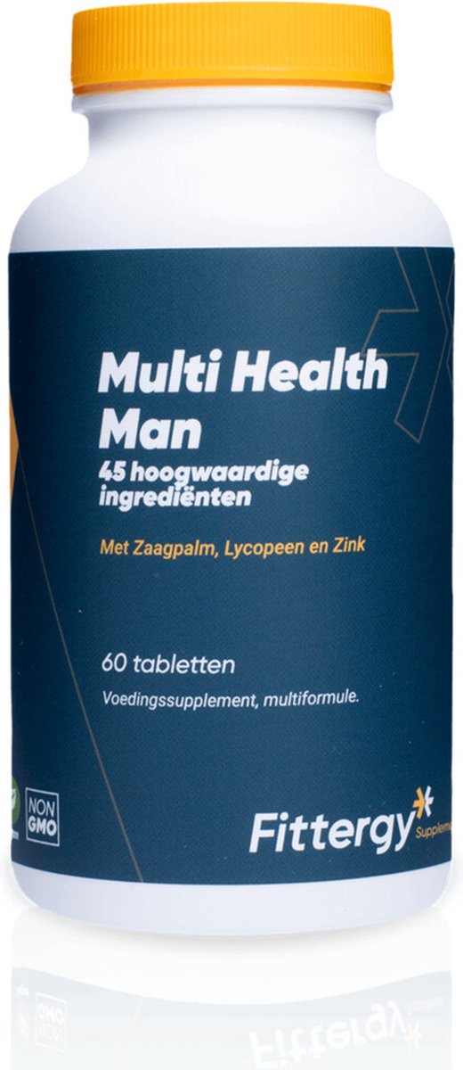 Fittergy Supplements Multi Health Man 60 tabletten