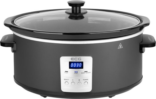 ECG Slowcooker PH 6530 6 Programma's Zwart/Zilver - ECG - €45,80