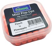 Mini Fluo Pop-Ups 'Peach 'n Pineapple' 10mm - 50g - Method Feeder Aas/voer - Mini boilies/popups