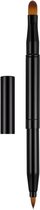 Uitschuifbaar, Intrekbaar Lippenseel en Penseel met dop / Automatic Retractable Lip Brush - Zwart Glans - 1 stuks