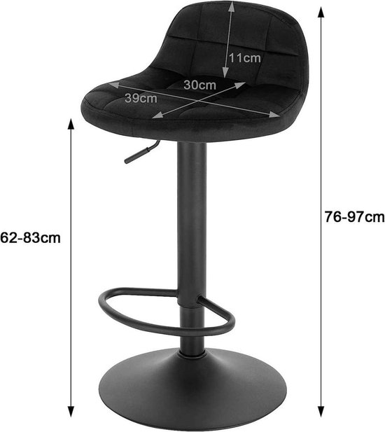 Barstoel ronde buis Boucle wit - Gratis thuisbezorgd - De Woon Winkel