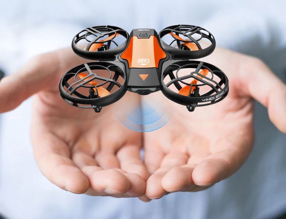 4DRC v8 mini drone met botsbumper