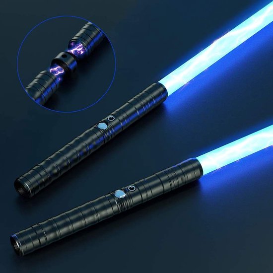 ZoZo’s Lightsaber-Starwars - 7 kleuren - Lightsaber Star Wars- Oplaadbaar – Lichtzwaard - Geluidseffecten-Zwart